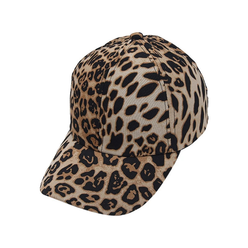 Leopard Zebra Pattern Adjustable Sun Protection Dad Hat