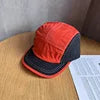 Outdoor Color-Block Quick Dry Five-Panel Adjustable