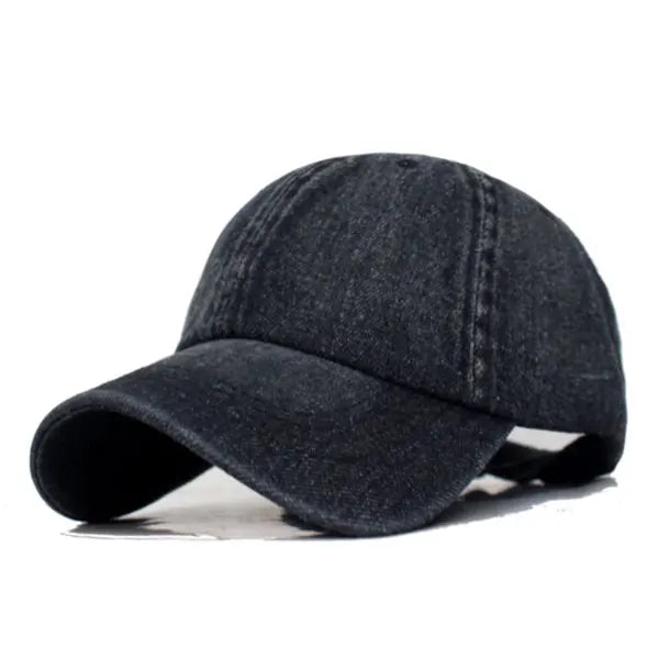 Washed Denim Jeans Men Baseball Cap Women Snapback Hats