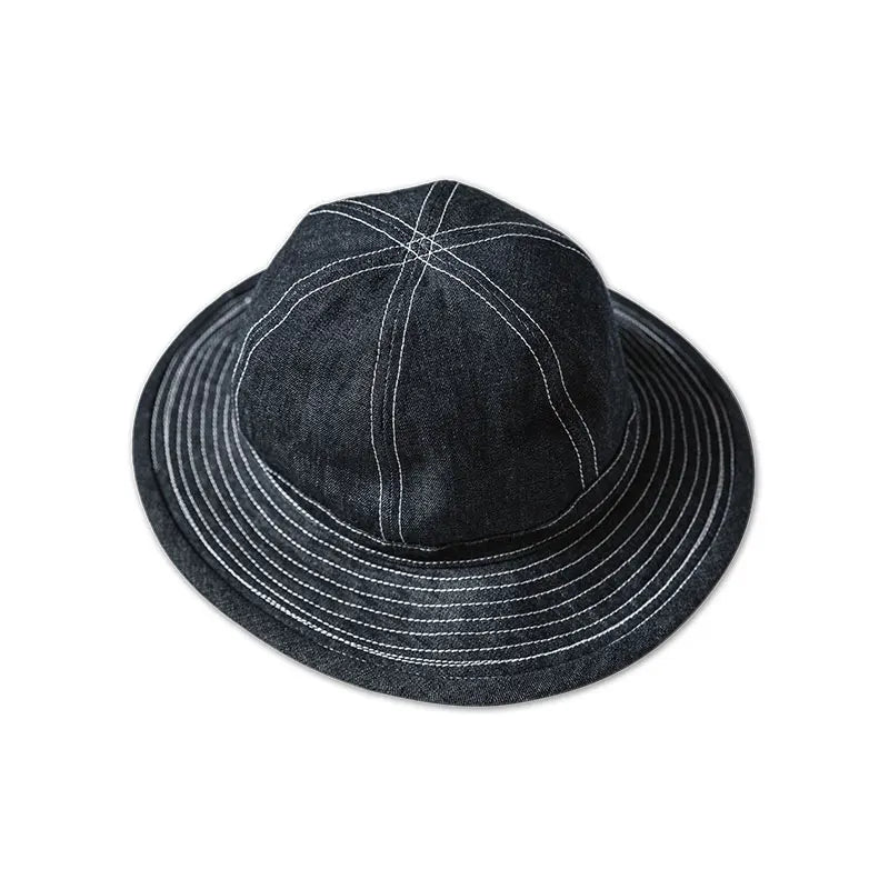 Rugged Bronson 1930s Daisy Mae Denim Bucket Hat