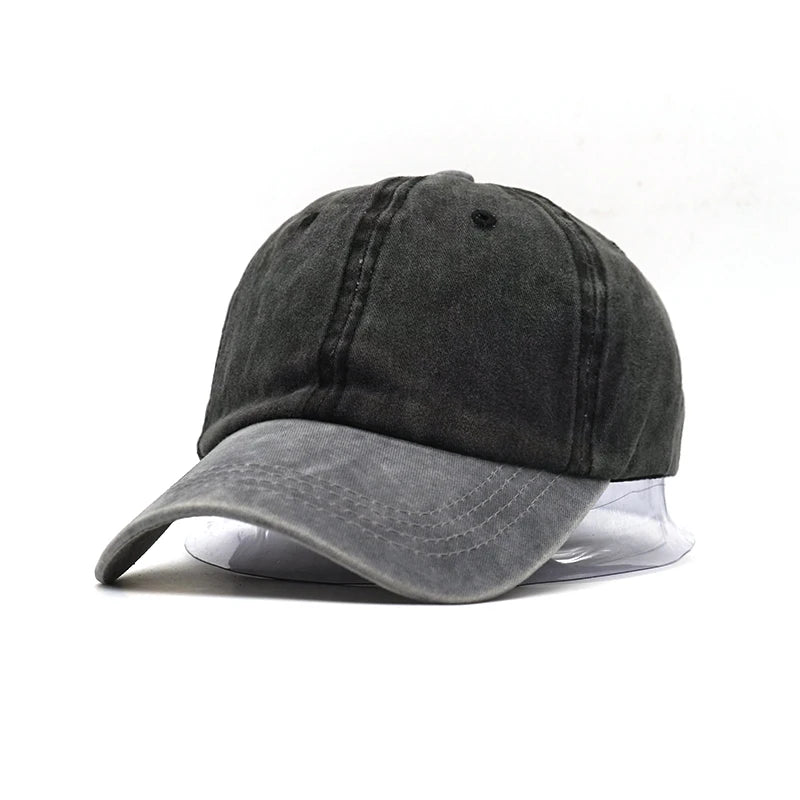 Washed Denim Snapback Hats Autumn Summer Men Women