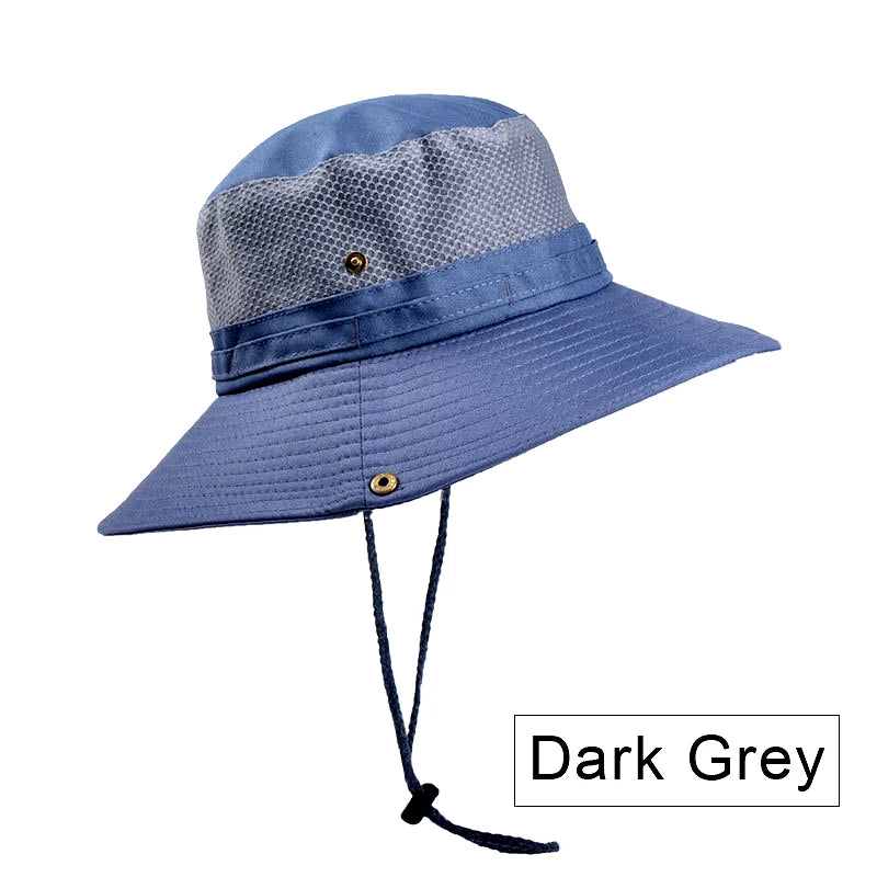 K31 Men's Hat Panama Bucket Hat Outdoor Sun Protection Hats For Men