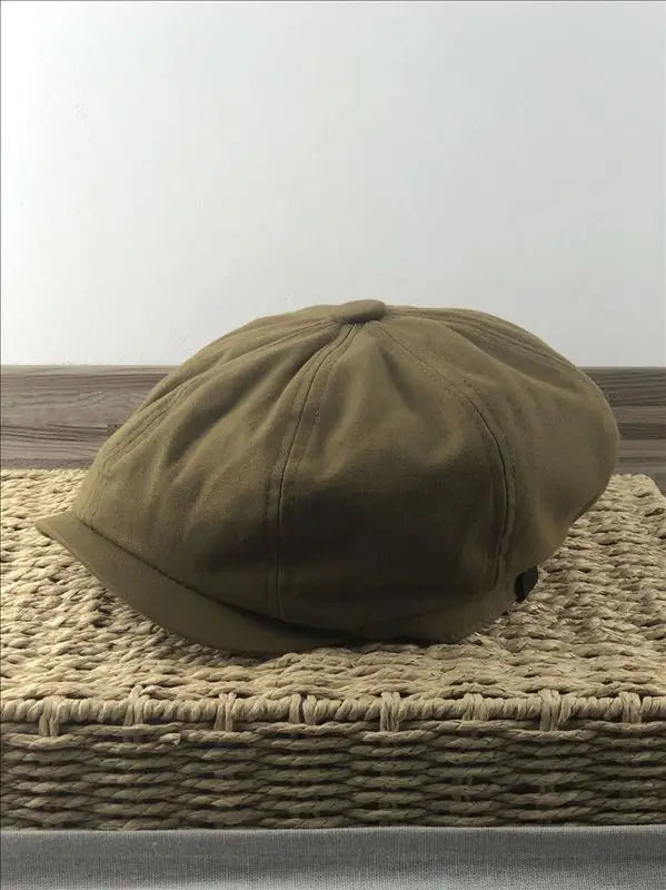 Cotton And Linen Octagonal Ivy Hat Women Fashion Berets Dad Flat Gatsby Driving Hat
