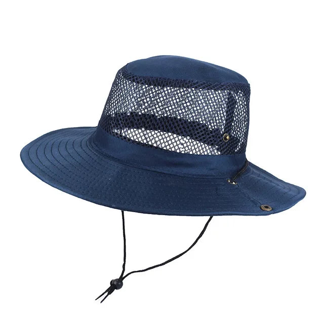 Men Women Outdoor Beach Seaside Sun Shade Breathable Bucket Hat