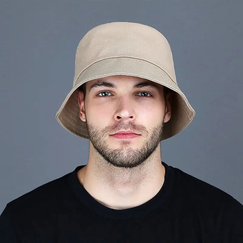 Pure Cotton Panama Hat Male Big Size Fisherman Hat Lady Beach Oversize Sun Cap Men