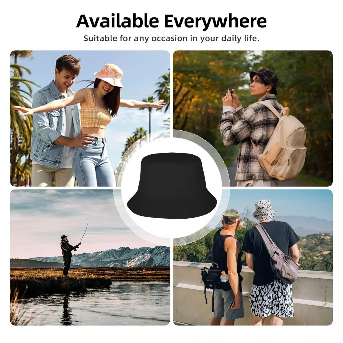 DD-214 Bucket Hat Couple Women Summer Bucket Hat