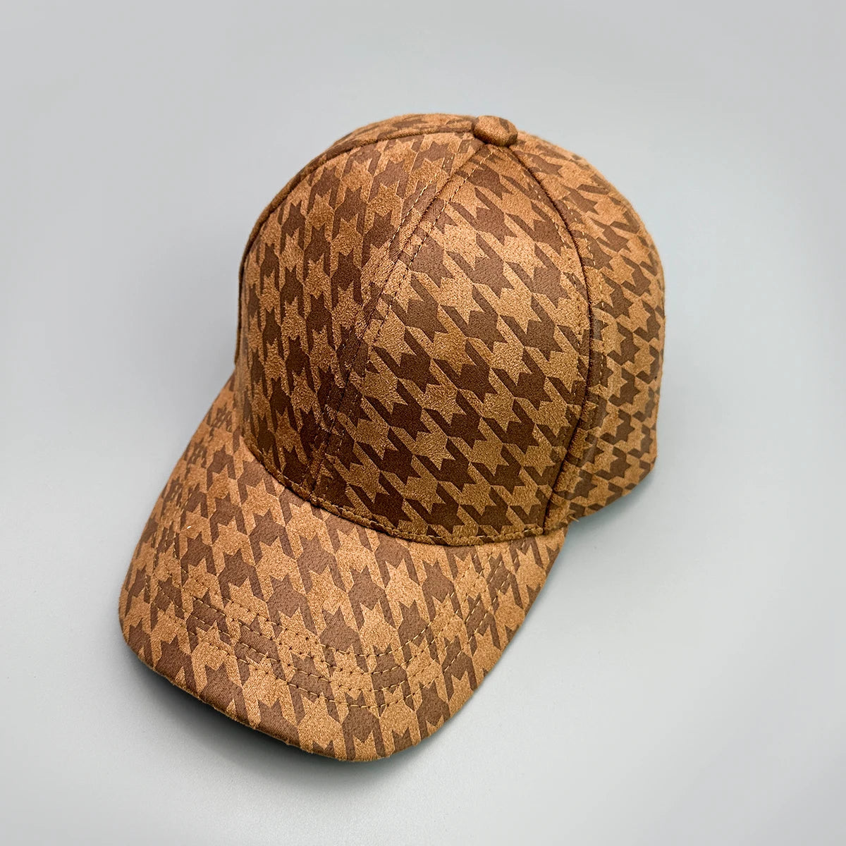 Classical Retro Houndstooth Baseball Hats