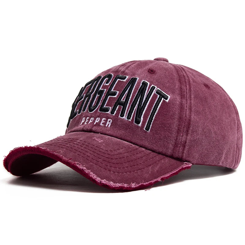 Fashion Letter Embroidered Cotton Soft Top Trucker Hat