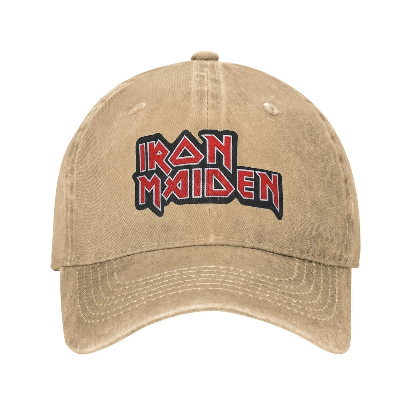 IronMaidens Washed Denim Cap Casual Baseball Caps