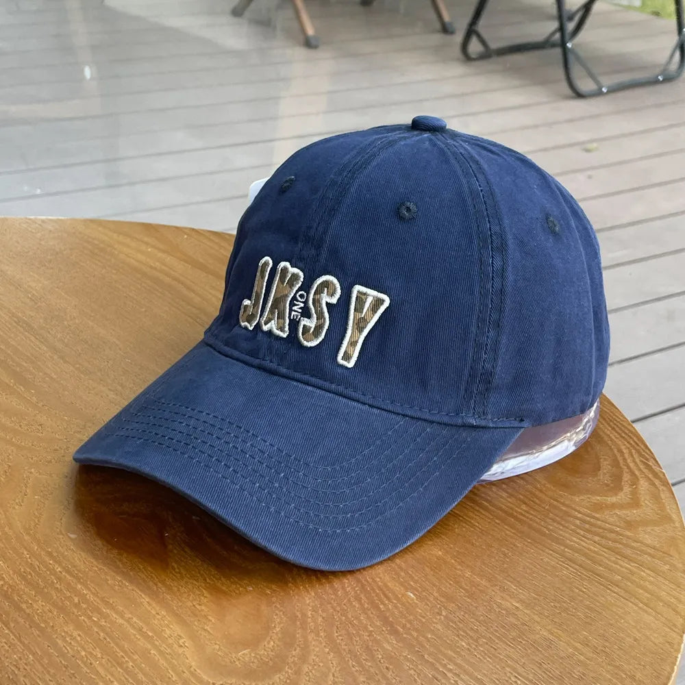 Simple Letter Embroidered Baseball Cap Spring Summer
