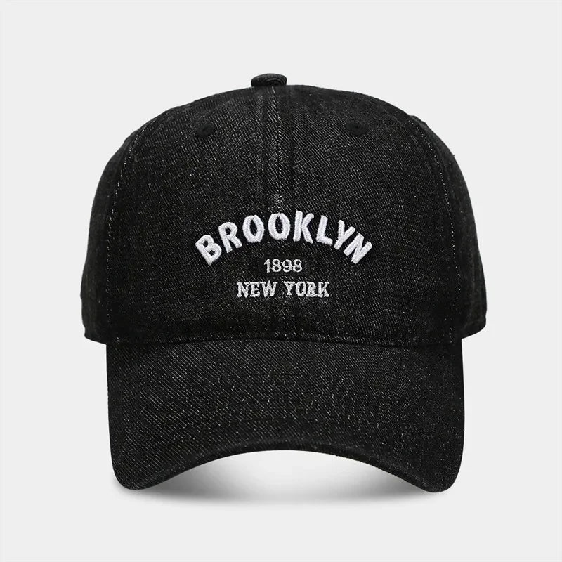 Four Seasons Denim Letter Casquette Baseball Cap