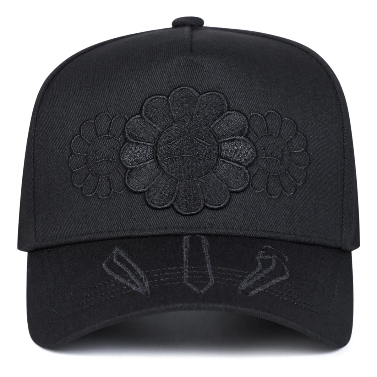 Unisex Sunflower Embroidery Baseball Caps Spring Autumn Outdoor Sports Cap