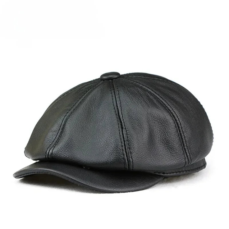 Genuine Leather XXL 62cm Octagonal Hat