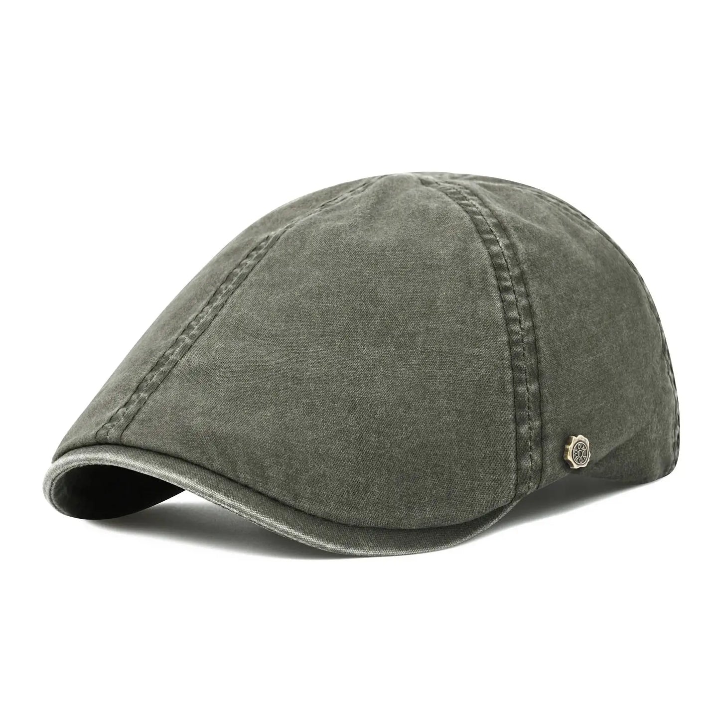 Classic Cotton Flat Cap Ivy Caps Men Women Newsboy Cabbie Driver Hat