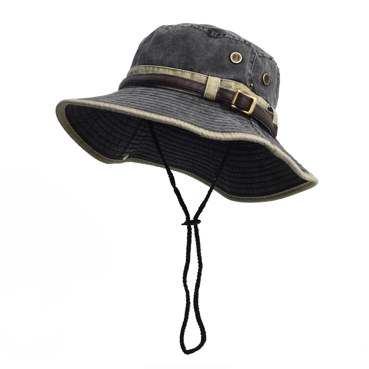 Spring Cotton Solid Bucket Hat Fisherman Hat Outdoor