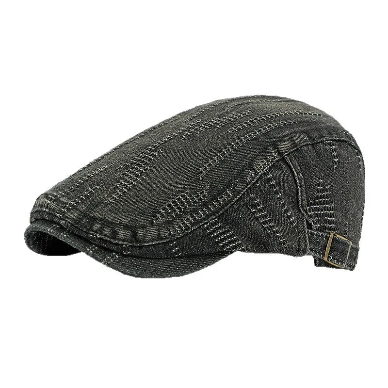 Four Seasons Style Personalized Washed Denim Hat Women's