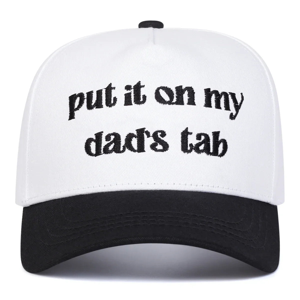 Unisex Put It Oh My Dad's Tab Embroidery Baseball Caps
