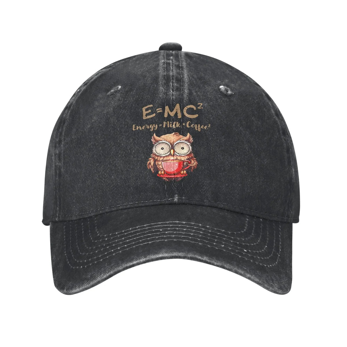 Energy Equals Coffee Baseball Caps