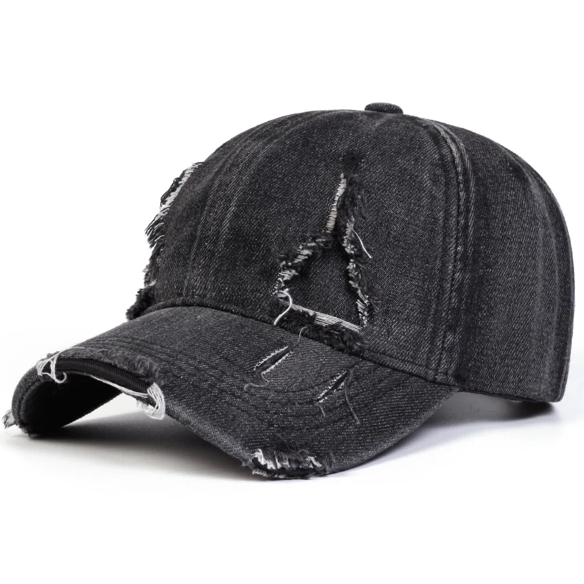 Unisex Triangle Hole Cowboy Baseball Caps Spring Autumn