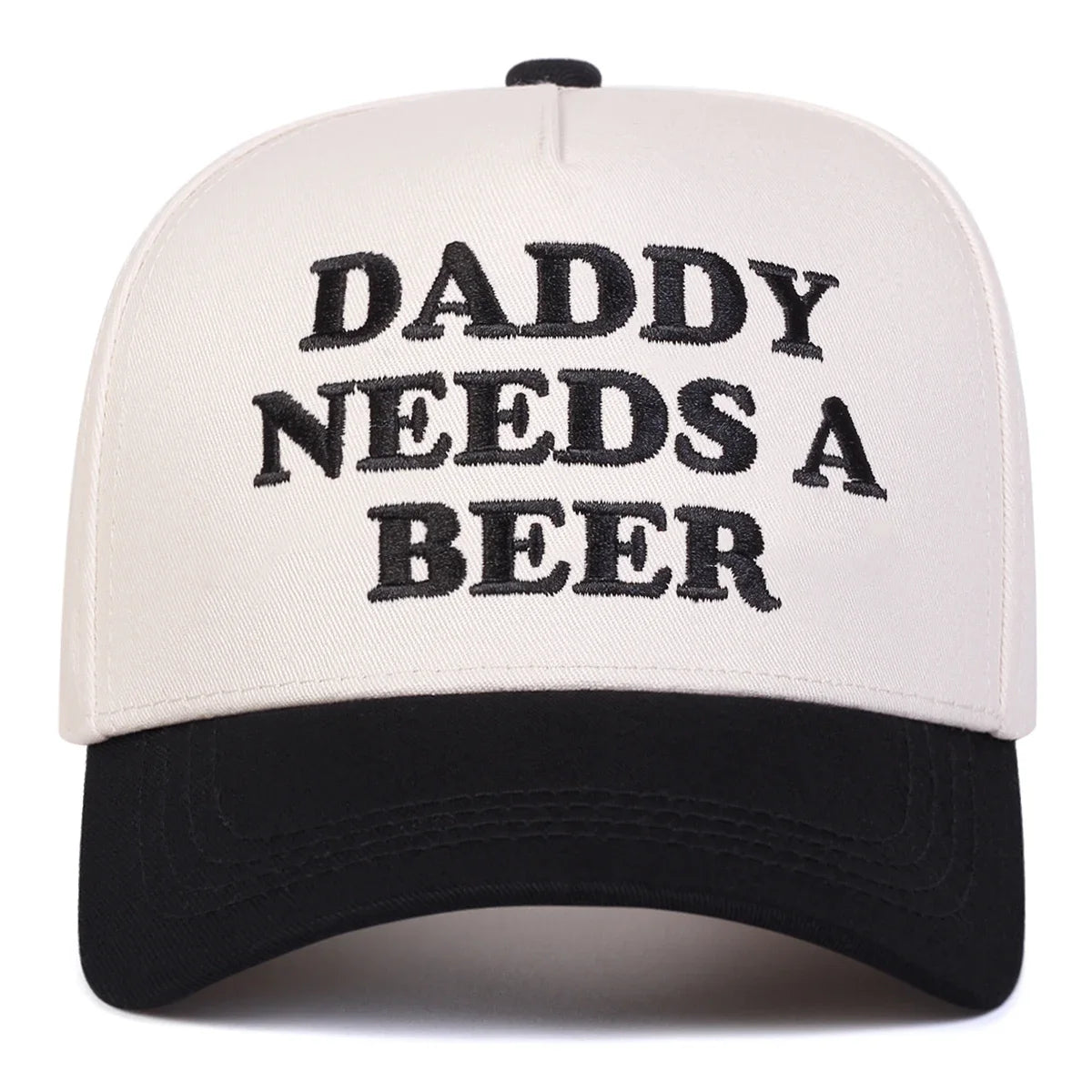 Unisex Daddy Needs A Beer Letter Embroidery Baseball Caps Spring Autumn Sports Cap