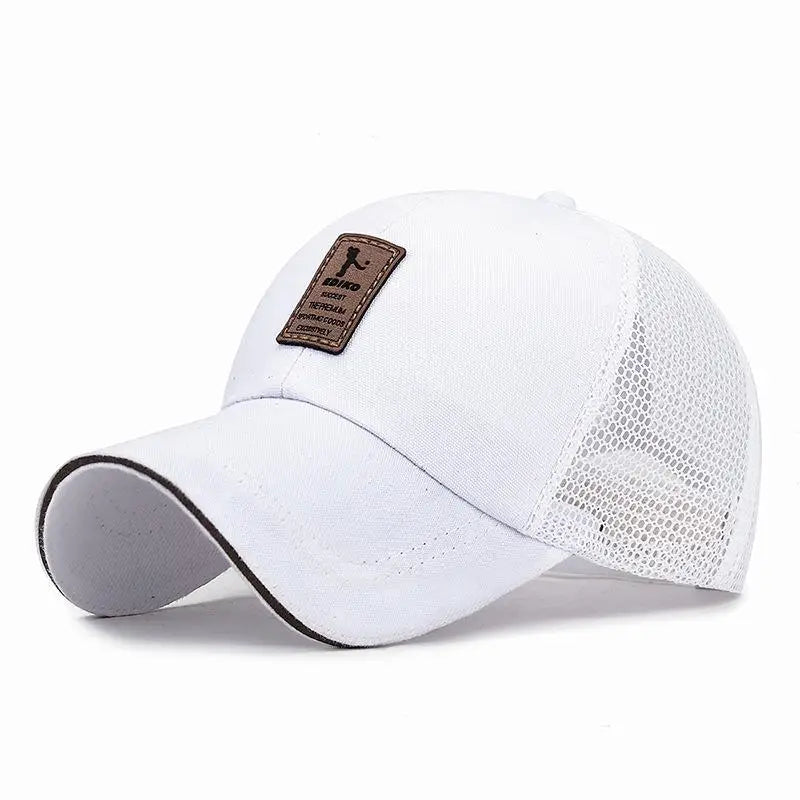 Unisex Cap Casual Plain Mesh Baseball Cap Adjustable Snapback Hats Hip Hop Trucker Cap Streetwear Dad Hat