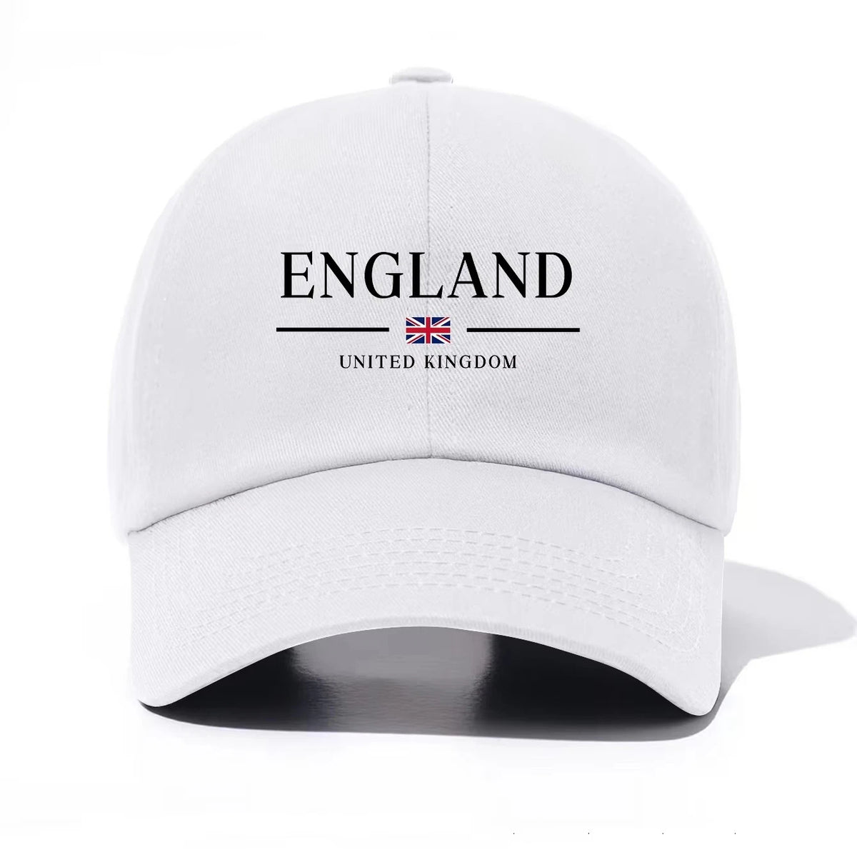 Fashion Casual England Print Baseball Cap Adult Child Minimalist Retro Style Casual Soft Adjustable Perfect As Gift Baseball Cap