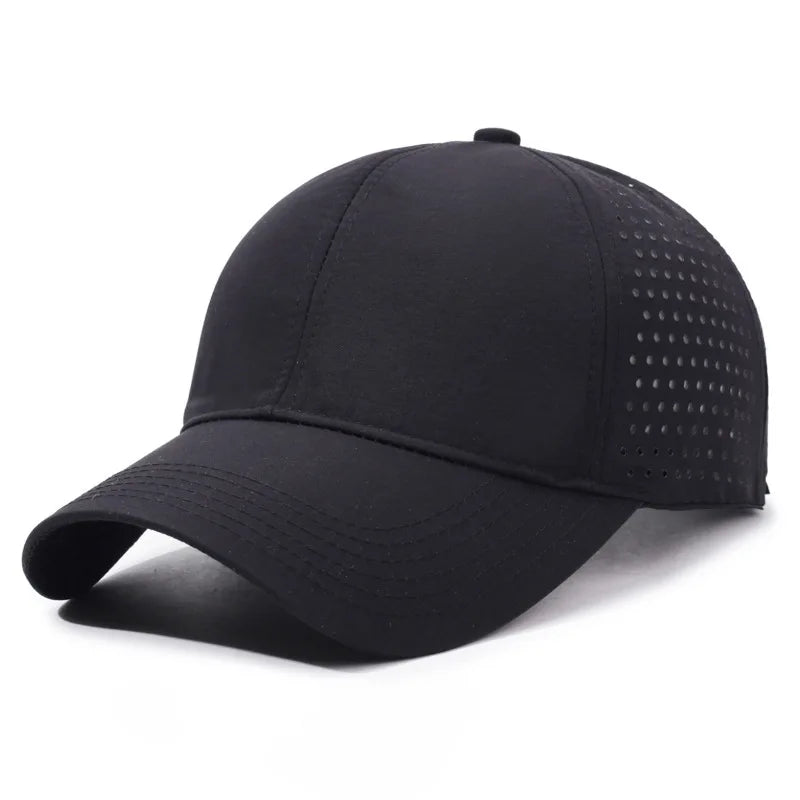 Cycling Baseball Cap Mesh Breathable Sun Hat Quick Dry Lightweight Fishing UV Protection Outdoor Summer Casual Cap