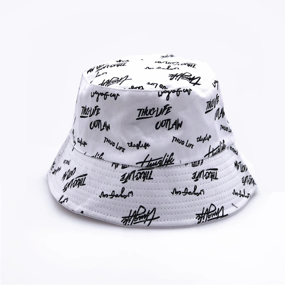 Double-sided Fisherman Bucket Hat for Men Women Summer Unisex Fashion Cap