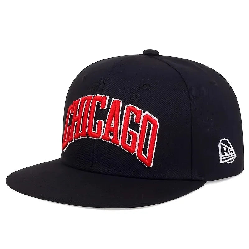 Fashion Letter Chicago Embroidery Baseball Cap