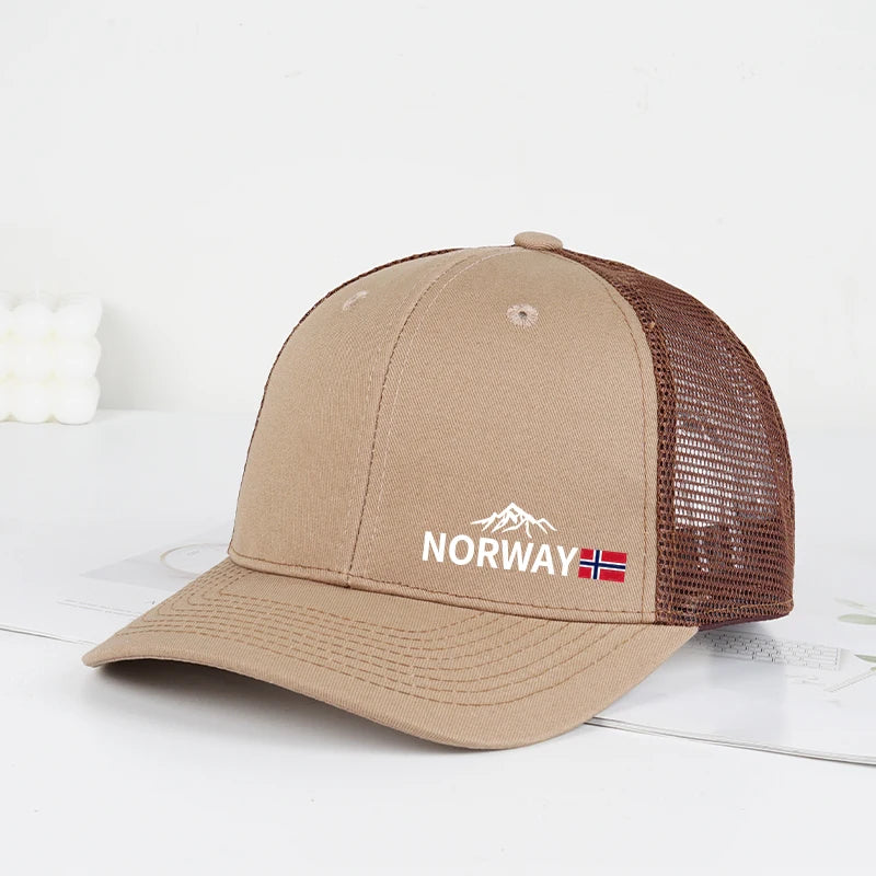 Norway Souvenir Mesh Baseball Hat