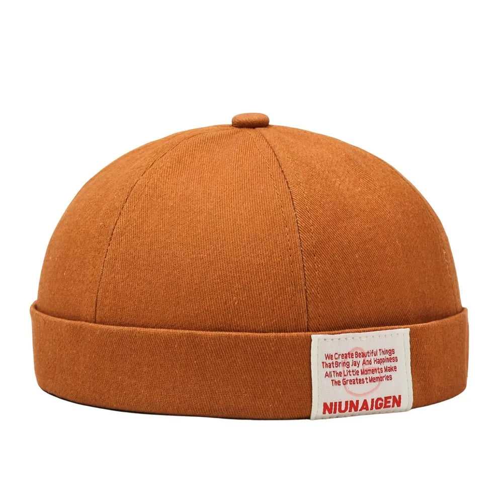 Fashion Hip Hop Beanie Street Hat Letter Embroidery Adjustable