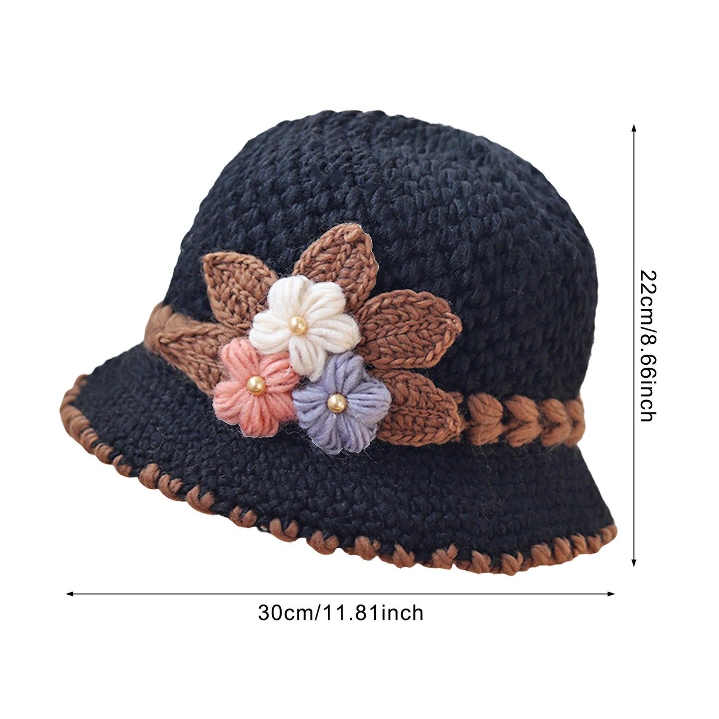Knitted Hat Women's Autumn And Winter Wool Hat Classic Winter Women's Hat