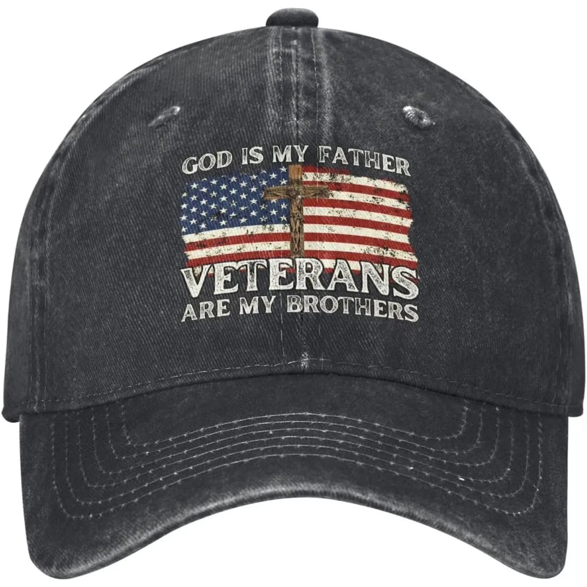 Veterans Are My Brothers Distressed Baseball Cap