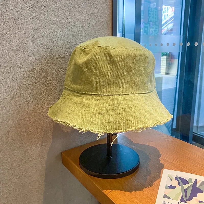New Custom Logo Ladies Hip Hop Bucket Hats