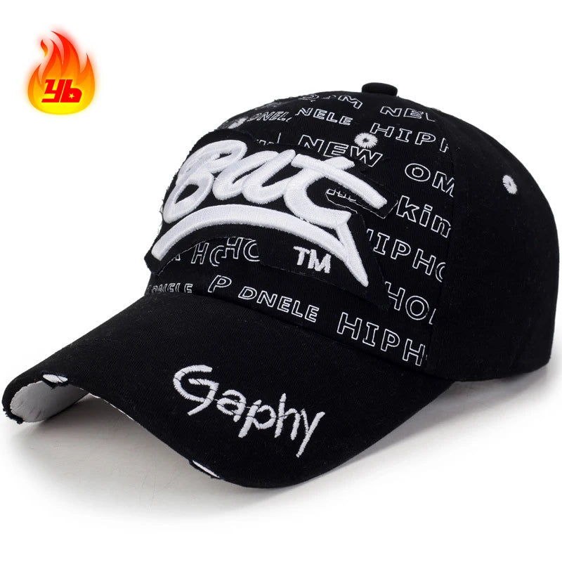 Fashion Unisex Outdoor Sport Baseball Cap One Size Suitable for Men Women 3D Embroidery Patch Print