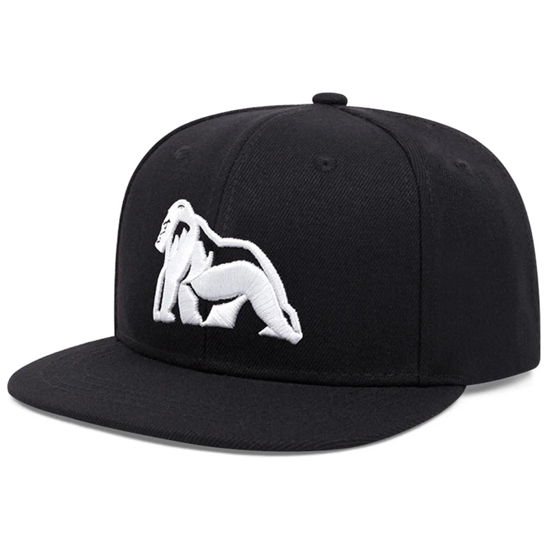Baseball Hat Gorilla Embroidery Street Hip Hop Hat