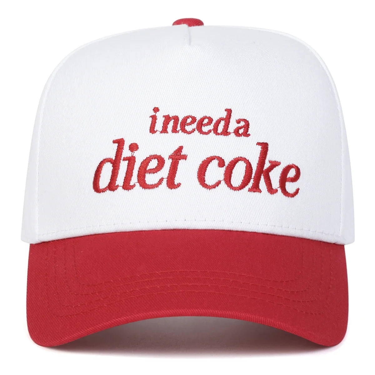 Unisex Ineed A Diet Coke Letter Embroidery Baseball Caps Spring Autumn Sports Cap