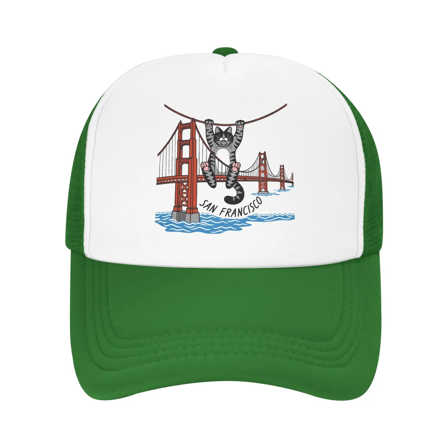 Men Ryan Gosling Cat Bridge Cap Casual Mesh Baseball Cap