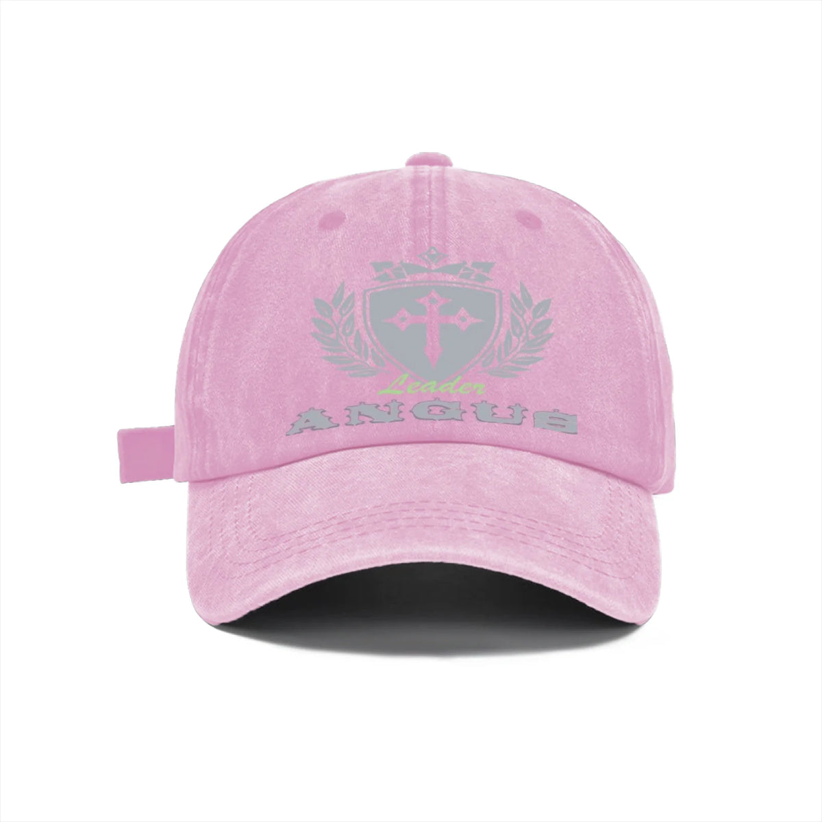 Vintage Washed Baseball Cap Unisex Distressed Snapback Hat Grey Cross Shield Embroidered Adjustable Dad Hat Streetwear