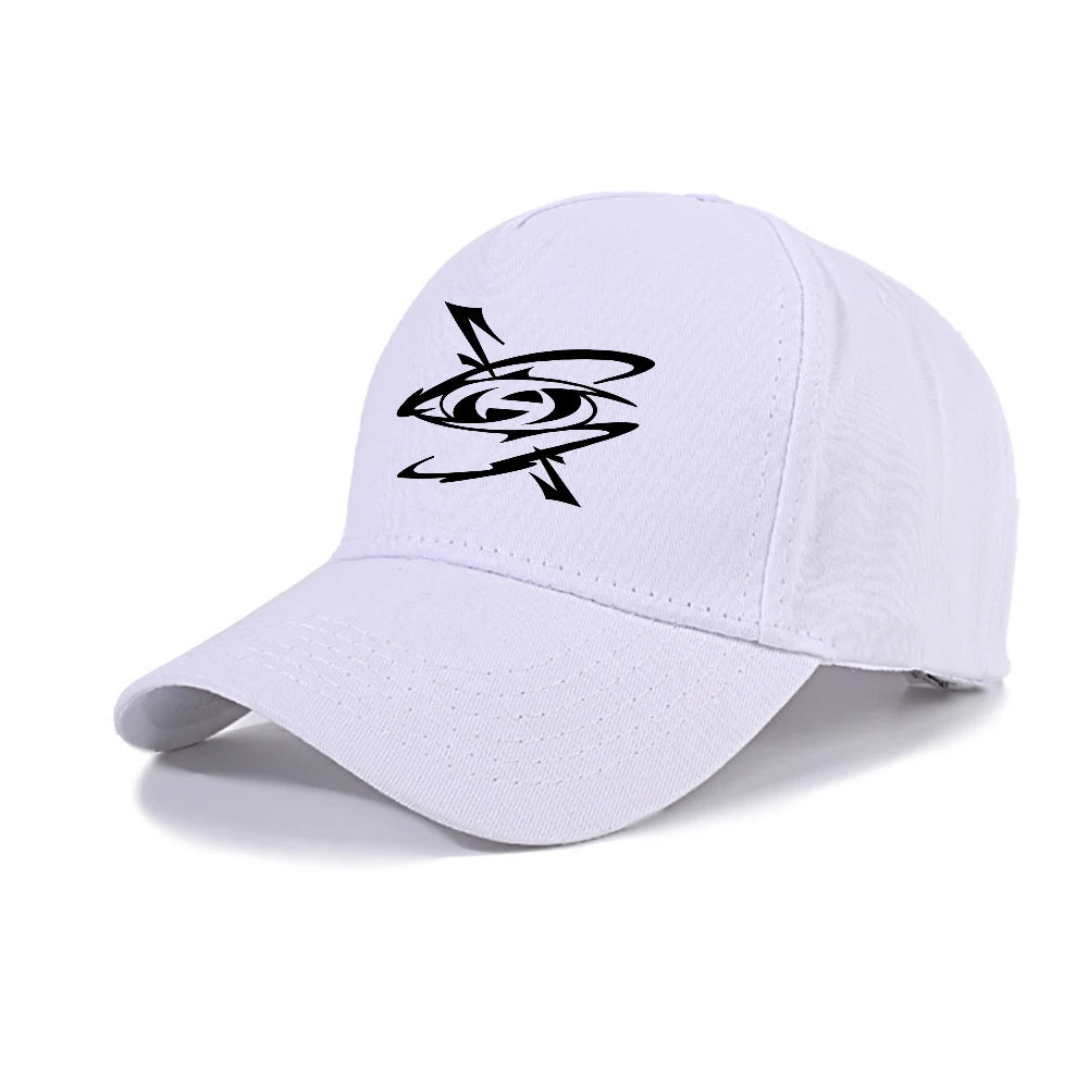 Athletic Baseball Cap Adjustable Size Graphic Print Ponytail Hats