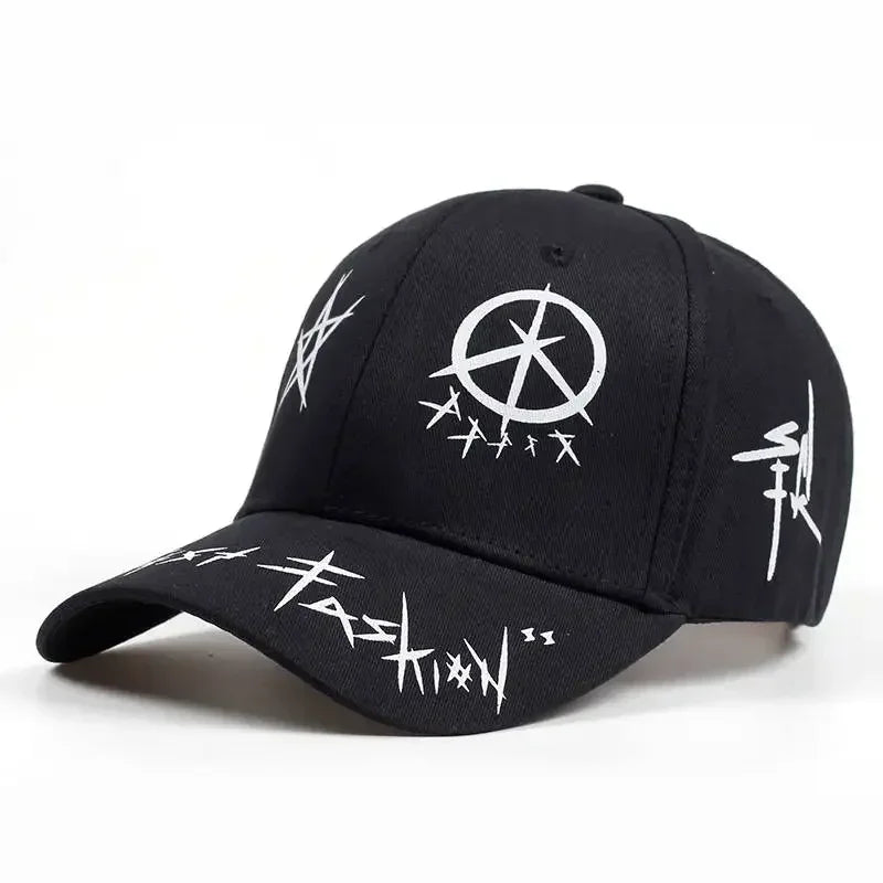 Unisex Eye Graffiti Print Baseball Caps Spring Autumn