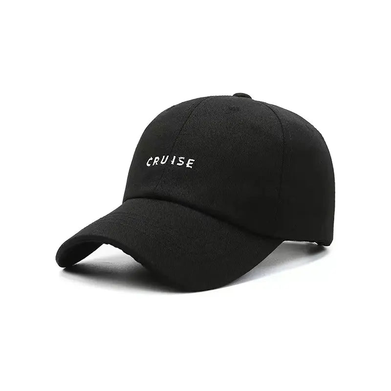 Unisex Baseball Cap Korean Style Trendy Streetwear Letter Embroidered Versatile Dad Hat
