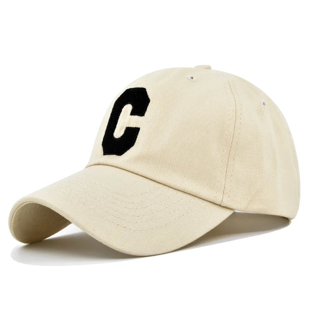 Baseball Cap Unisex C Letter Summer
