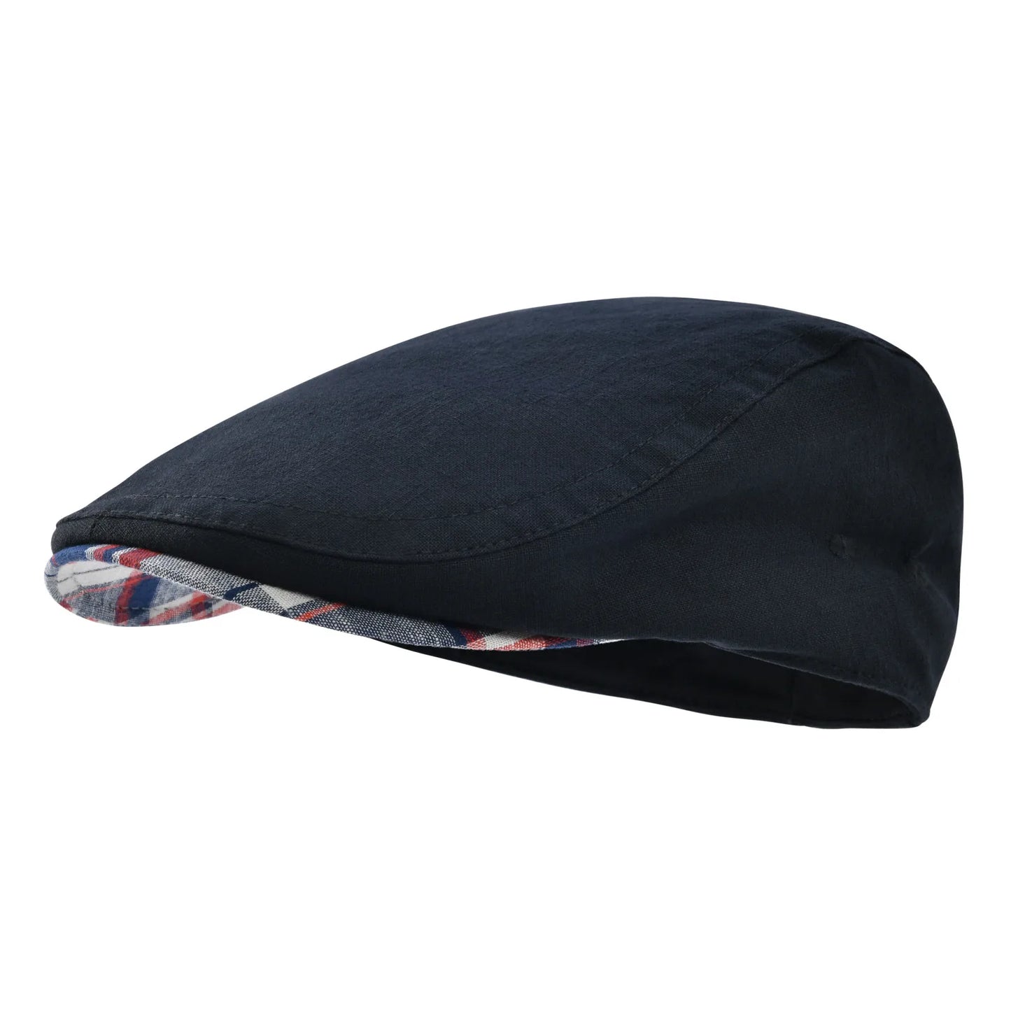 Linen Cap Irish Flat Cap For Men Casual Fitted Newsboy Cap