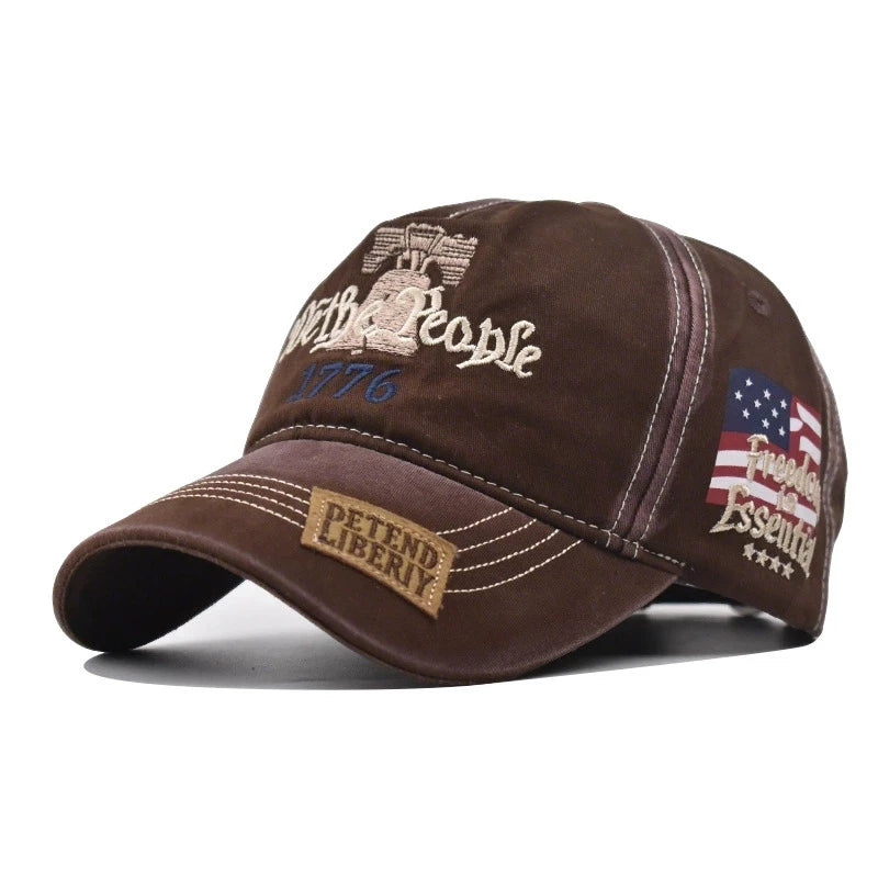 Men Women Cotton Embroidered Letter Printed Baseball Cap