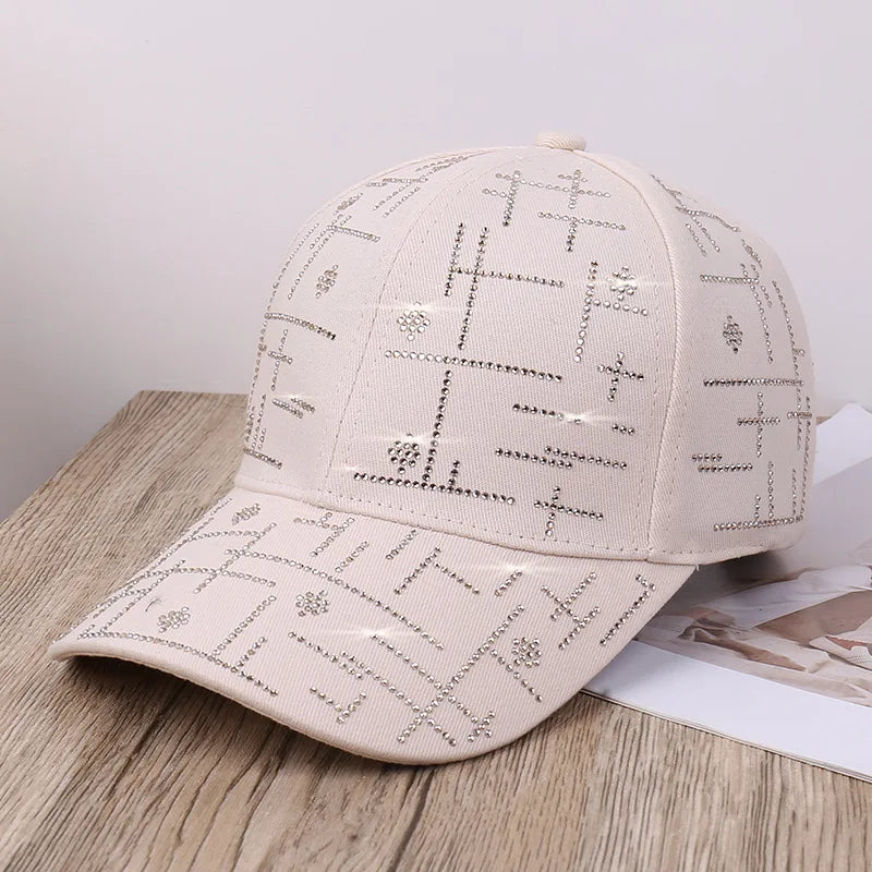 Spring/Summer New Water Diamond Casual Versatile Fashion Baseball Hat