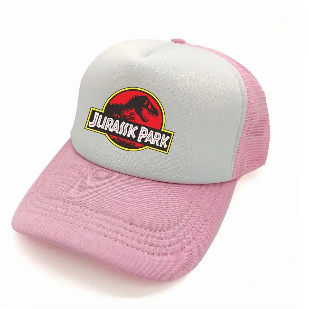 Jurassic Park Trucker Cap Men Funny Jurassic Park Dinosaur Hat Baseball Cap