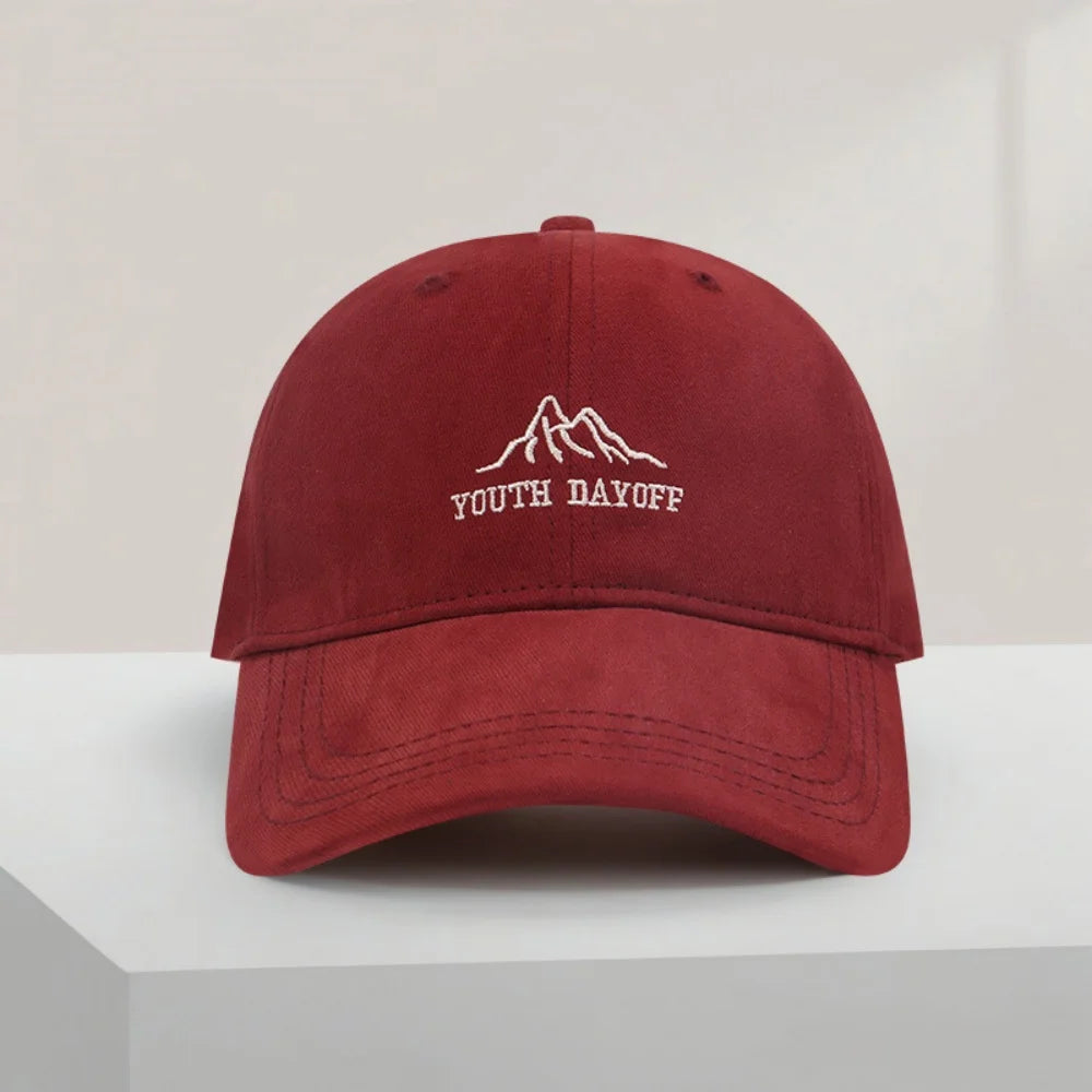 Mountain Peak Embroidered Baseball Cap