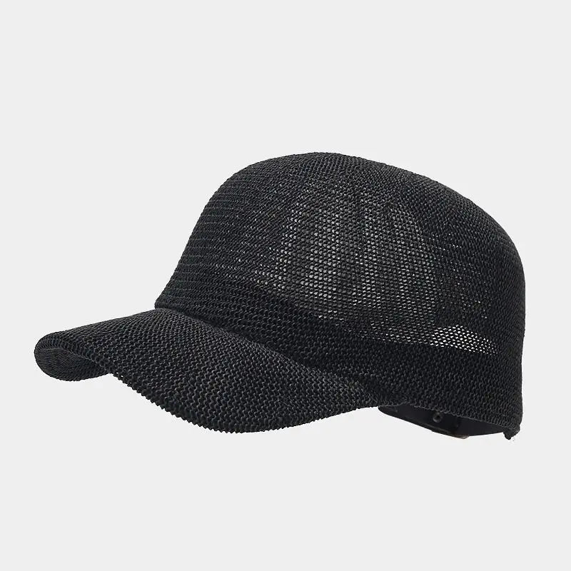 2024 New Summer Breathable Straw Baseball Cap Men