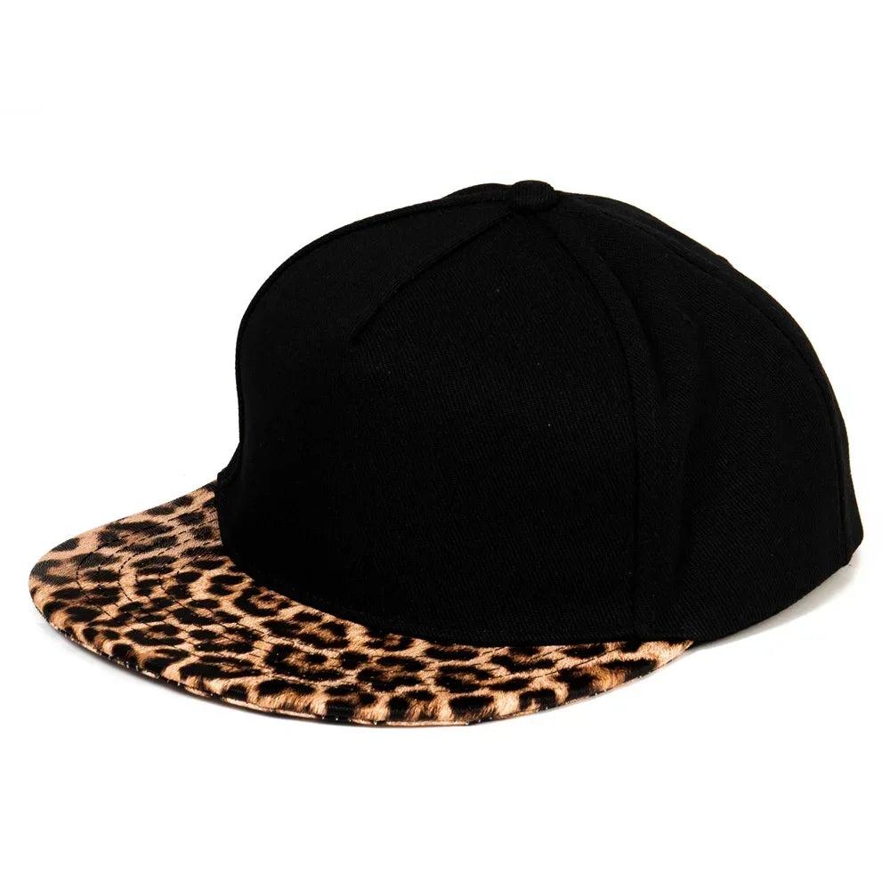 Leopard Snapback Cap Women Hat Autumn